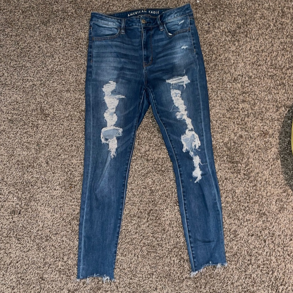 American Eagle 8 Short Skinny Stretch Jeans